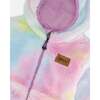Reversible Tie-Dye Sherpa Jacket, Lilac - Puffers & Down Jackets - 5