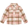 Overshirt Wool-Effect With Pockets, Plaid Pink, Nougat & Off-White - Jackets - 1 - thumbnail