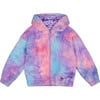 Faux Fur Hooded Cardigan, Multicolor - Jackets - 1 - thumbnail