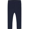 Corduroy Rib Leggings, Navy - Leggings - 1 - thumbnail