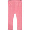 Corduroy Velvet Stretch Leggings, Candy Pink - Leggings - 1 - thumbnail