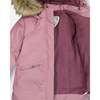 Faux Fur Hooded Puffy Long Coat, Vintage Purple - Jackets - 4