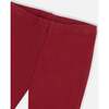 Corduroy Rib Leggings, Burgundy - Leggings - 4