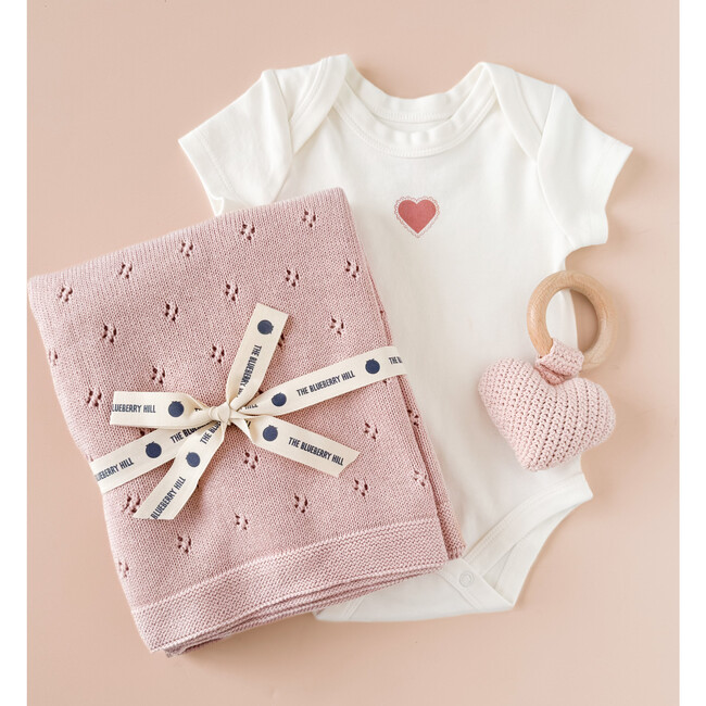 Baby Onesie, Pink Heart - Onesies - 2