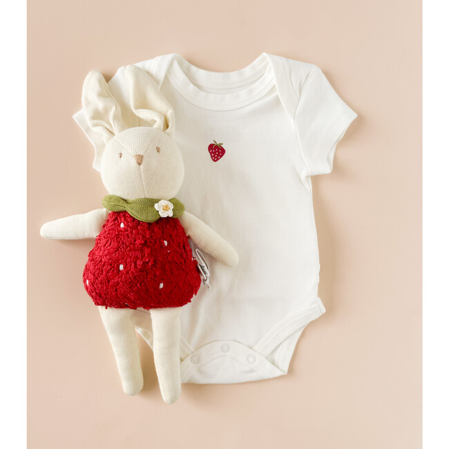 Baby Onesie, Red Strawberry - Onesies - 2