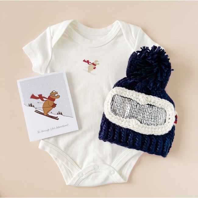 Baby Onesie, Ski Bear - Onesies - 4