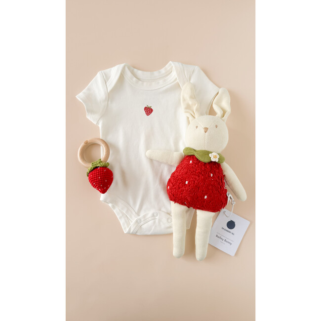 Baby Onesie, Red Strawberry - Onesies - 5