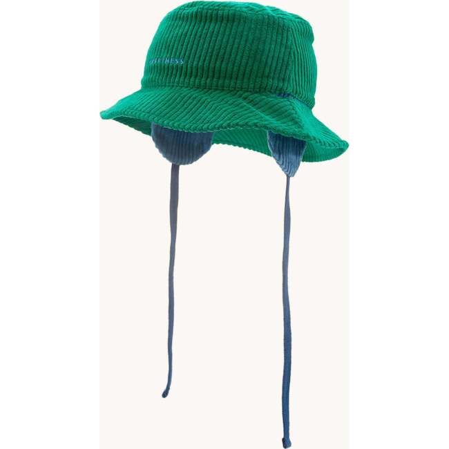 Corduroy Hat, Jungle Green & Bluebird - Hats - 3