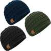 Baby's Warmzy Beanies, Urban (Pack Of 3) - Hats - 1 - thumbnail