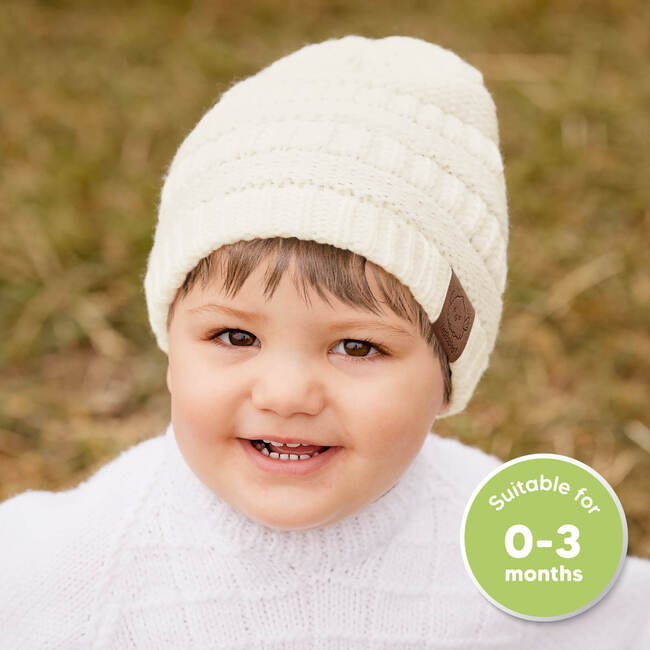 Baby's Warmzy Beanies, Sweet Pink (Pack Of 3) - Hats - 2