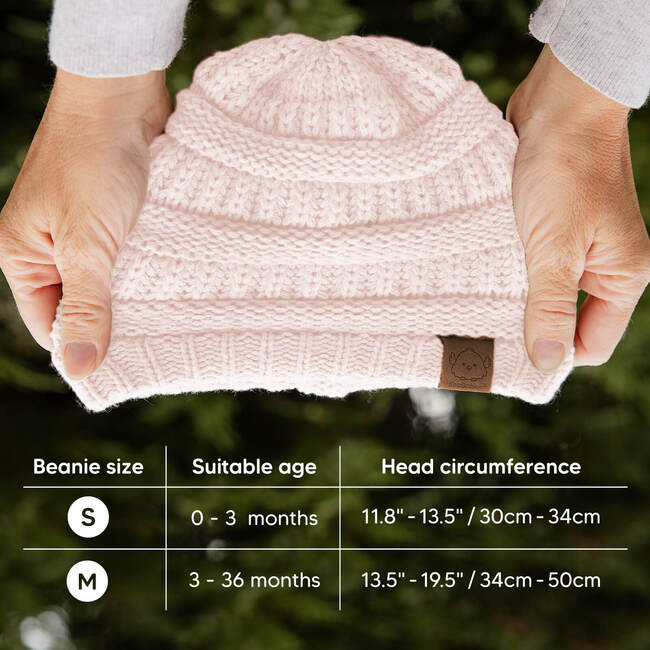 Baby's Warmzy Beanies, Sweet Pink (Pack Of 3) - Hats - 5