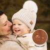 Baby's Pom Knitted Beanie, Rust (Pack Of 2) - Hats - 7