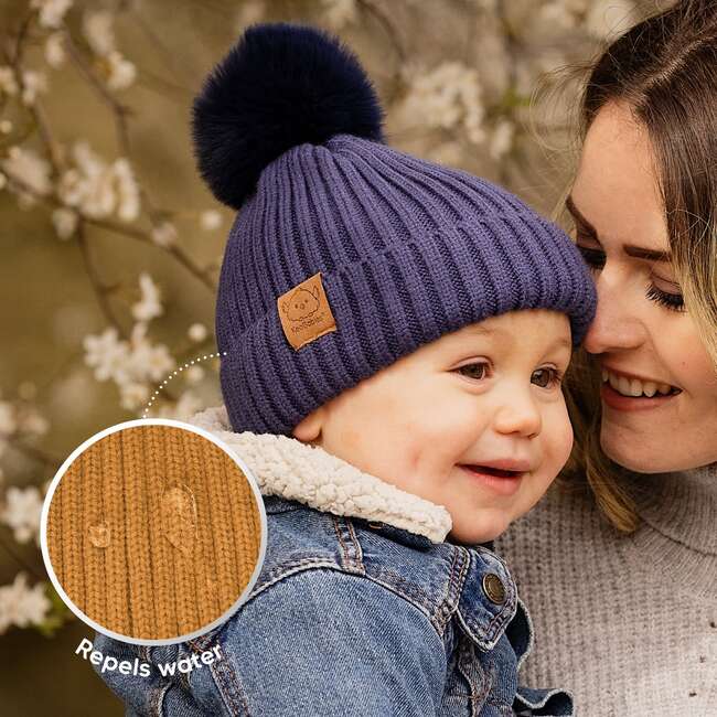 Baby's Pom Knitted Beanie, Blast (Pack Of 2) - Hats - 7