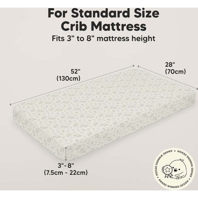 Isla Fitted Crib Sheets, Pine Grove - Crib Sheets - 3