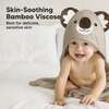 Baby's Cuddle Organic Hooded Towel, Koala - Bath Accessories - 3