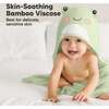 Baby's Cuddle Organic Hooded Towel, Frog - Bath Accessories - 3