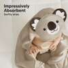 Baby's Cuddle Organic Hooded Towel, Koala - Bath Accessories - 5