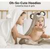 Baby's Cuddle Organic Hooded Towel, Koala - Bath Accessories - 7