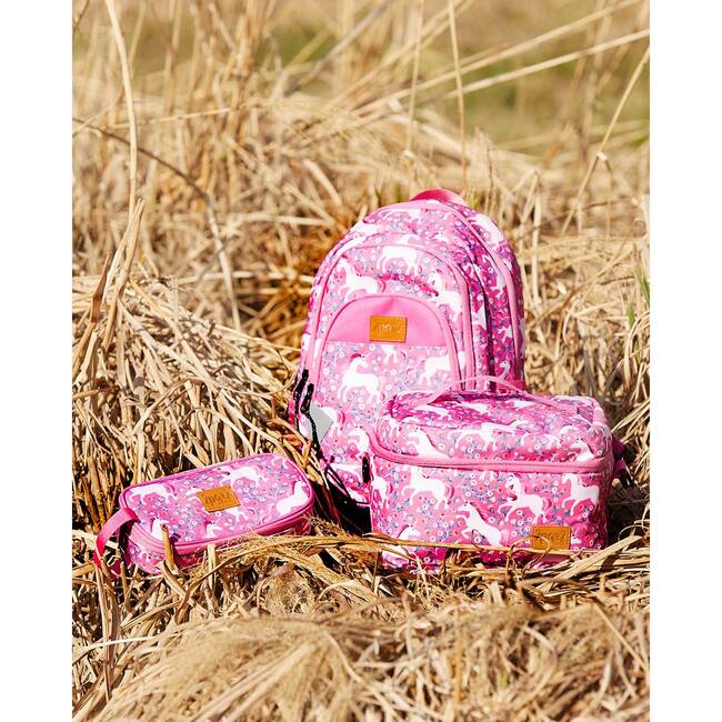 Toddler Girls Unicorn Print Backpack 16L, Pink - Backpacks - 2