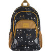 Toddler Boys Backpack 16L, Black With Fox - Backpacks - 1 - thumbnail
