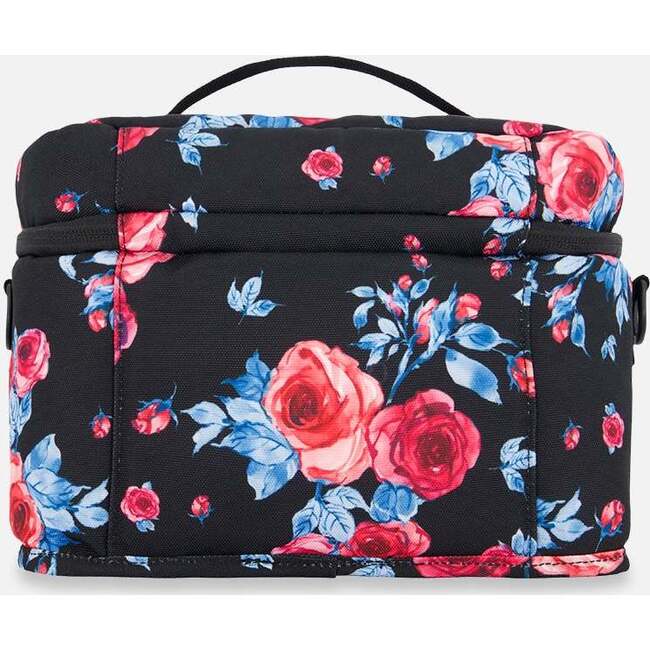 Roses Print Lunch Box, Black - Lunchbags - 3