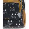 Toddler Boys Backpack 16L, Black With Fox - Backpacks - 7