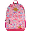 Girls Marble Print Backpack 25L, Multicolors - Backpacks - 1 - thumbnail