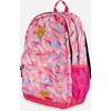 Girls Marble Print Backpack 25L, Multicolors - Backpacks - 4