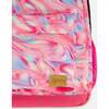 Girls Marble Print Backpack 25L, Multicolors - Backpacks - 5