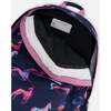 Girls Unicorn Print Backpack 25L, Navy - Backpacks - 5