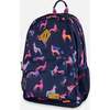 Girls Unicorn Print Backpack 25L, Navy - Backpacks - 6