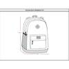 Girls Marble Print Backpack 25L, Multicolors - Backpacks - 6