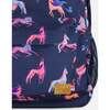 Girls Unicorn Print Backpack 25L, Navy - Backpacks - 7