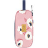 Flowers Print Pencil Case, Pink & Off-White - School Supplies - 1 - thumbnail