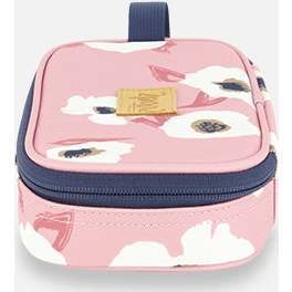 Flowers Print Pencil Case, Pink & Off-White - School Supplies - 3
