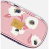 Flowers Print Pencil Case, Pink & Off-White - School Supplies - 5