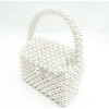 Pearl Detail Handbag, Ivory - Bags - 4