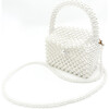 Pearl Detail Handbag, Ivory - Bags - 7