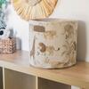 Kendi Safari Print Storage Bin, Beige - Storage - 5