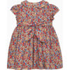 Little Liberty Emma Print Peter Pan Collar Smocked Crown Dress, Emma & Georgina - Dresses - 2