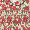 Little Liberty Print Carline Rose Smocked Party Dress, Red Carline Rose - Dresses - 3