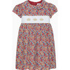 Liberty Emma Print Peter Pan Collar Smocked Crown Dress, Emma & Georgina - Dresses - 1 - thumbnail