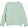 Galloping Freya Horse Ribbed Neck Sweater, Sea Green - Sweaters - 2