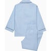 Augustus Lion Button Down Elastic Waist Pajama, Blue - Pajamas - 2