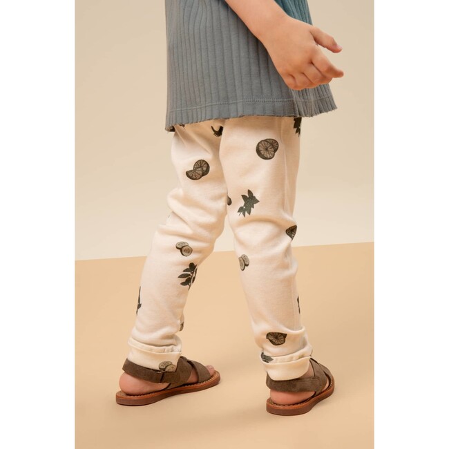 Rom Pom Ribbed Leggings, Off-White Fresh