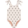 Roberta One-Piece Round Neck Swimsuit, Off-White Lavender - One Pieces - 1 - thumbnail