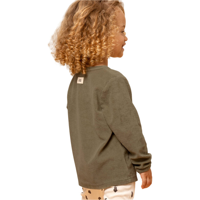 Pimpi long Sleeve Sweatshirt, Sage - Sweatshirts - 5