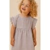 Cousine Ruffle Sleeve Dress, Violet Stripes - Dresses - 2