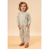 Big Papi long Sleeve Jumpsuit, Green Stripes - Jumpsuits - 1 - thumbnail