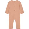 Big Papi long Sleeve Jumpsuit, Praline - Jumpsuits - 4